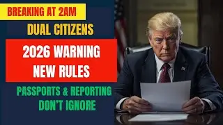 BREAKING: New Dual Citizenship Rules Begin in 2026 &mdash; Passport Holders Must Report Immediately