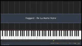 Haggard - De la Morte Noire - Tutorial Piano