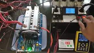 01190126 Test uji voltage & beban KIT INVERTER PSW EGS002 TO247 24Mosfet 48V