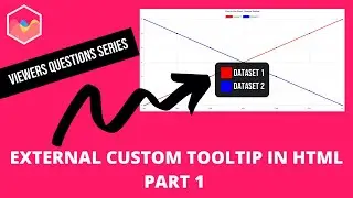 How to Create the External Custom Tooltip Sample in Chart JS Part 1?