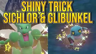 SHINY SICHLOR, GLIBUNKEL & FLEGMON TRICK | Pok&eacute;mon Karmesin und Purpur