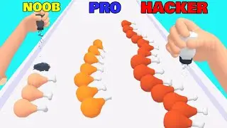 NOOB vs PRO vs HACKER in Hasty Tasty Food