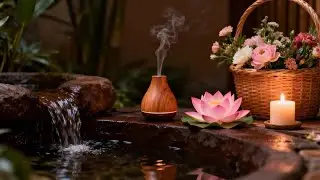 SOFT PIANO AND FLOWING WATER FOR SPA PEACEFUL MOMENTS