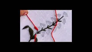 Most viral trending stitch embroidery beautiful flower tutorial hand embroidery for biggners 