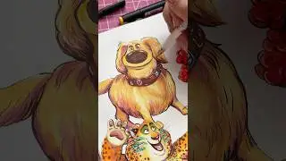ЛУЧШИЙ МАЛЬЧИК💜&hearts;️ Рисуем персонажей Disney Doorables #pixar #markerart #artshorts #искусство