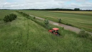 Bush Hogging 6 Acres for a customer  HD 1080p