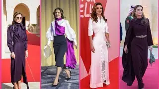 Queen Rania Beautiful Dresses Style #fashion #beauty