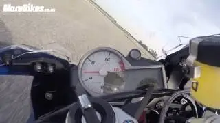 2015 BMW S1000RR onboard lean angle sensor display