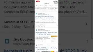 SSLC 2023 Result out!!. How to check your result. Link in description. #sslc #result #karnataka