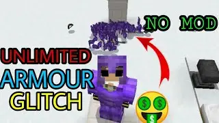 UNLIMITED ARMOUR GLITCH FOR POCKET EDITION #shorts #minecrafttrending