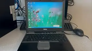 2005 Dell Latitude D410 laptop running Windows XP Professional SP3