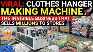 🚀 Kleiderb&uuml;gel-Produktionsmaschine 👗 Das unsichtbare Gesch&auml;ft, das Millionen an Gesch&auml;fte verkauf...