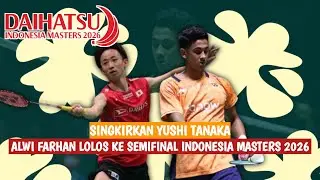 🔴LIVE - Alwi Farhan Vs Yushi Tanaka - Indonesia Masters 2026