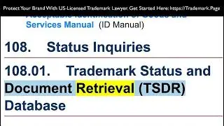 Chapter 100 - General Information - Trademark Manual of Examining Procedure