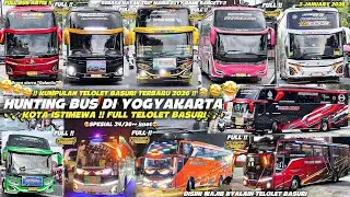 HEBOH‼️ KUMPULAN BUS TELOLET TERBARU DI JOGJA BANYAK ARTIS BUS!! FULL BASURI CORONG ATAS 🥳🤯