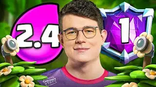 😱🥇Ich bin PLATZ 1 der WELT mit 2.4 BUSCH CYCLE... (100% Skill) | Clash Royale Deutsch