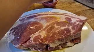 Thomas Ntinas's Slow Cooked Pork Shoulder Demo. Serve if Forth Food History Festival 2025