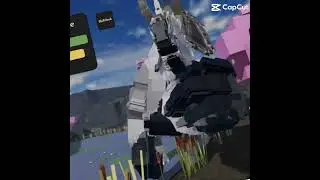 Easter bunny Jurassic blocky vs yeti trike Jurassic blocky