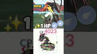 1HP Shiny✨ Mega Rayquaza destroyed grunt badly in Pok&eacute;mon Go