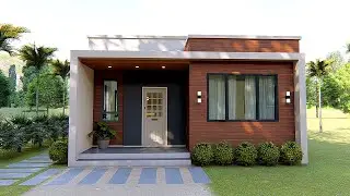 SMALL HOUSE DESIGN | 7X13 METERS | 3 BEDROOM