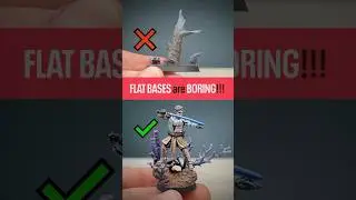 🛑 This mistake is killing your bases! 😫 #basing #miniatures #wargaming  #basingminiatures