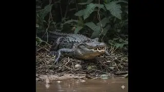 Czarny Kajman Kr&oacute;l Rzeki