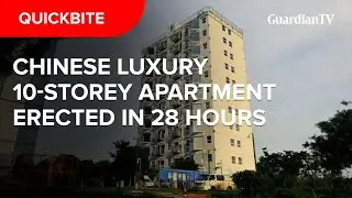 Chinese luxury 10-storey apartment erected in 28 hours