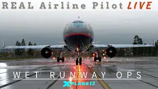Heavy Rain | KSEA-KSFO | MD-11 Passenger Variant | Real Airline Pilot | #xplane12 #md11