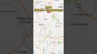 Jakarta - Tangerang Selatan Jalur Darat 🇮🇩 #shorts #jakarta #tangerang