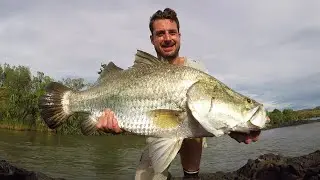 Catching BARRAMUNDI on the Ord river in Kununurra Western Australia !!!