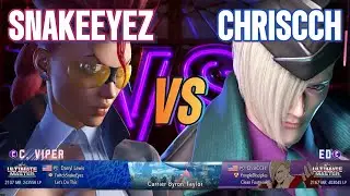 SF6 SnakeEyez (C. Viper) vs ChrisCCH (Ed) - Modded High Level Street Fighter 6