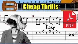 Sia - Cheap Thrills Guitar Tab