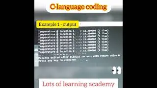 #coding c-language program example for technical computer course, website #webpages  #computer