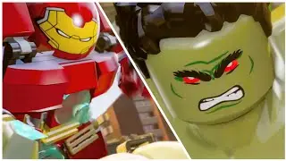 LEGO Marvel's Avengers - Hulk vs Hulkbuster Boss Fight [4K]