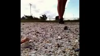 Silent footstep.
