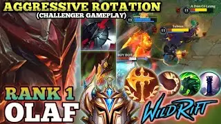 NERF OLAF STILL WORTH IT TO PICK!? AGGRESSIVE ROTATION - TOP 1 GLOBAL OLAF BY Ho&agrave;ng Ốp La -WILD RIFT