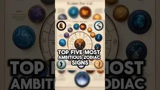 Top 5 Most AMBITIOUS Zodiac Signs! #astrologysign #zodiac #zodiacsigns #astrology #astro