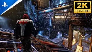 Batman Arkham Knight - Red Hood Gameplay | Ultra High Realistic Graphics [2K HDR]