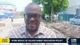Work Begins On Yallahs Market Renovation Project | News at 7 PM | @CVMTVNews