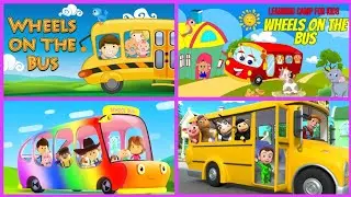 CLASSIC Wheels On The Bus 🚌 | Wheels On The BUS Songs! | 🚌 Nursery Rhymes for Kids #poem#babysongs 