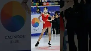 A beautiful girl dances magic dance ice latin dancing #americagottalent #dance #japan