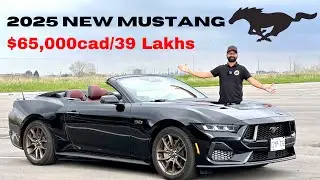 2025 New Ford Mustang GT Convertible Premium | The Only Muscle Car left in the World | Hindi 🇨🇦