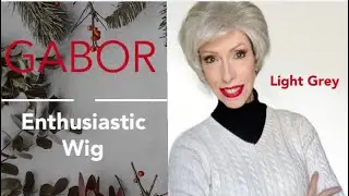 GABOR ENTHUSIASTIC WIG REVIEW | LIGHT GREY | AFFORDABLE SHORT LAYERED STYLE