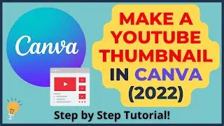 How to make Youtube thumbnail in Canva | How to make thumbnails for Youtube videos