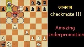 लाजवाब checkmate !!! Beautiful Underpromotion | Ralf Runau vs Schmidt