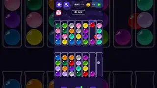 Ball Sort Master Game Level - 111 Without Boosters | Puzzle Games #entertainment #puzzle #games