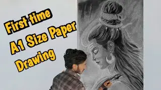 Lord Shiva drawing, Mahashivratri special drawing, mahadev ji drawing, outline tutorial step by step