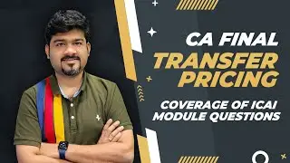 CA FINAL SCMPE TRANSFER PRICING CH 8 BY CA SANKALP KANSTIYA