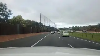 Driving from Monash Freeway to Mornington, Victoria, Australia
