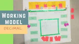 #workingmodel Best project/ WORKING MODEL ON  DECIMAL NUMBERS Grade 6-7